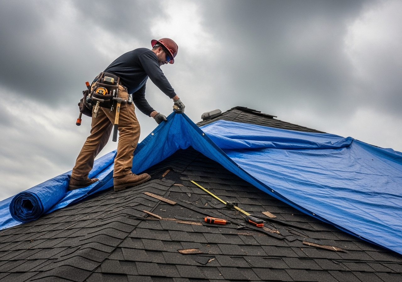 Emergency roof repair